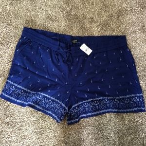 Loft drawstring shorts